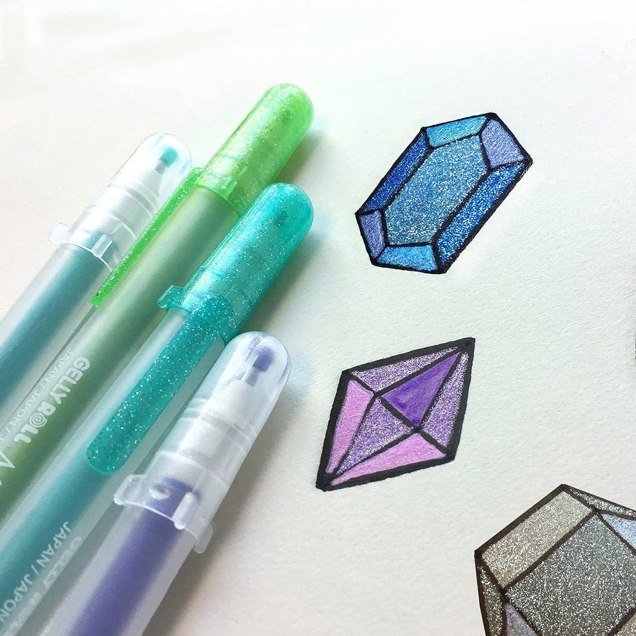 image:imageSAKURA 37903 6Piece Gelly Roll Assorted Colors Stardust Galaxy Pen Set16 Stardust Pens