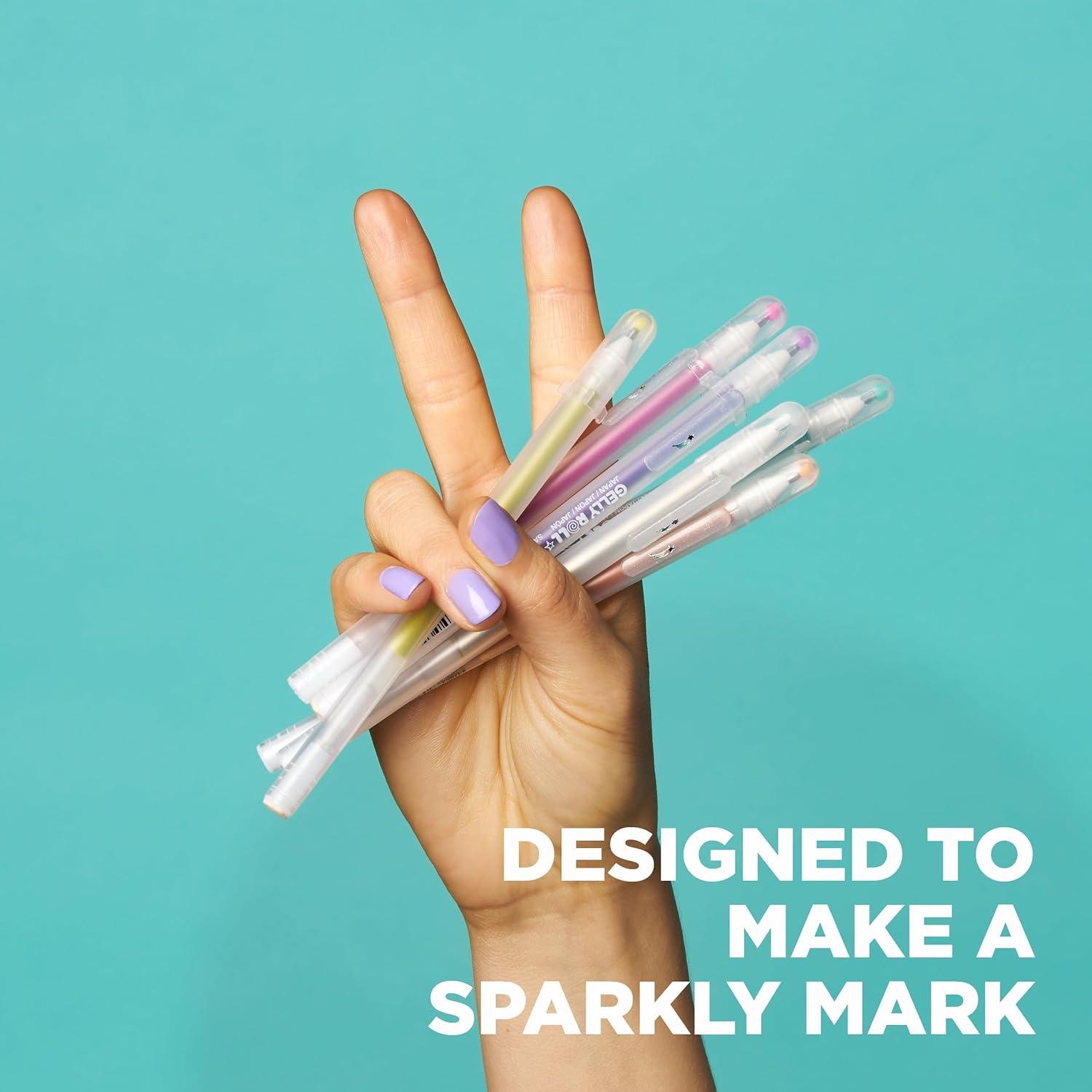 image:imageSAKURA 37903 6Piece Gelly Roll Assorted Colors Stardust Galaxy Pen Set16 Stardust Pens