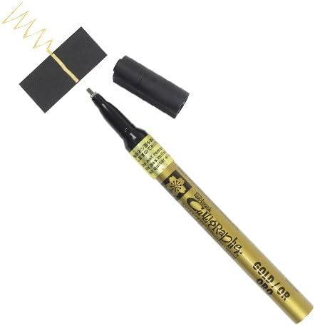 image:imageSAKURA 47391 4Piece Fine Pentouch Calligrapher Paint Marker 18mm Gold Silver Copper and Black1 Count Pack of 1