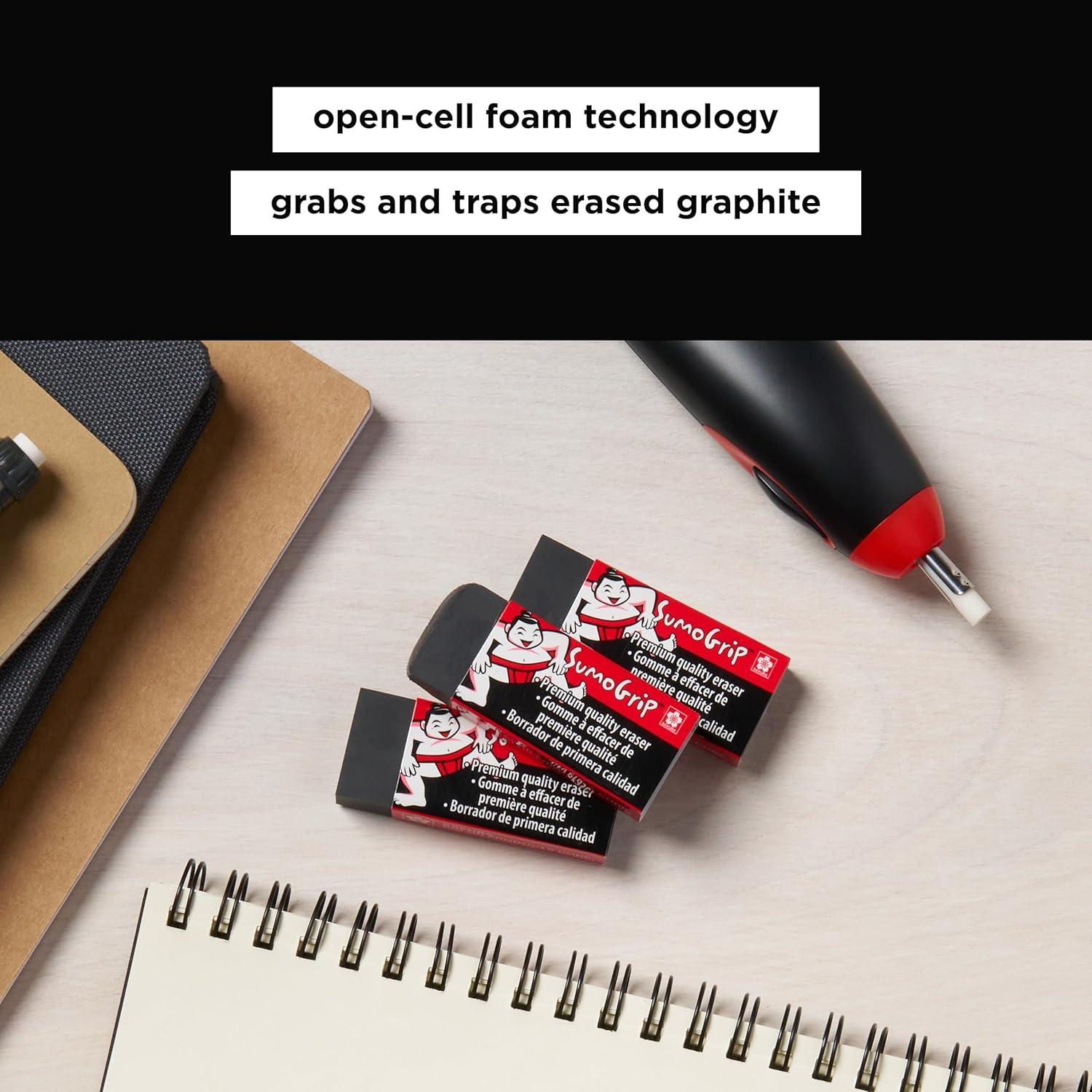 image:imageSAKURA 50258 Sumogrip Premium Block EraserSumoGrip Premium Block Eraser B300 1CT