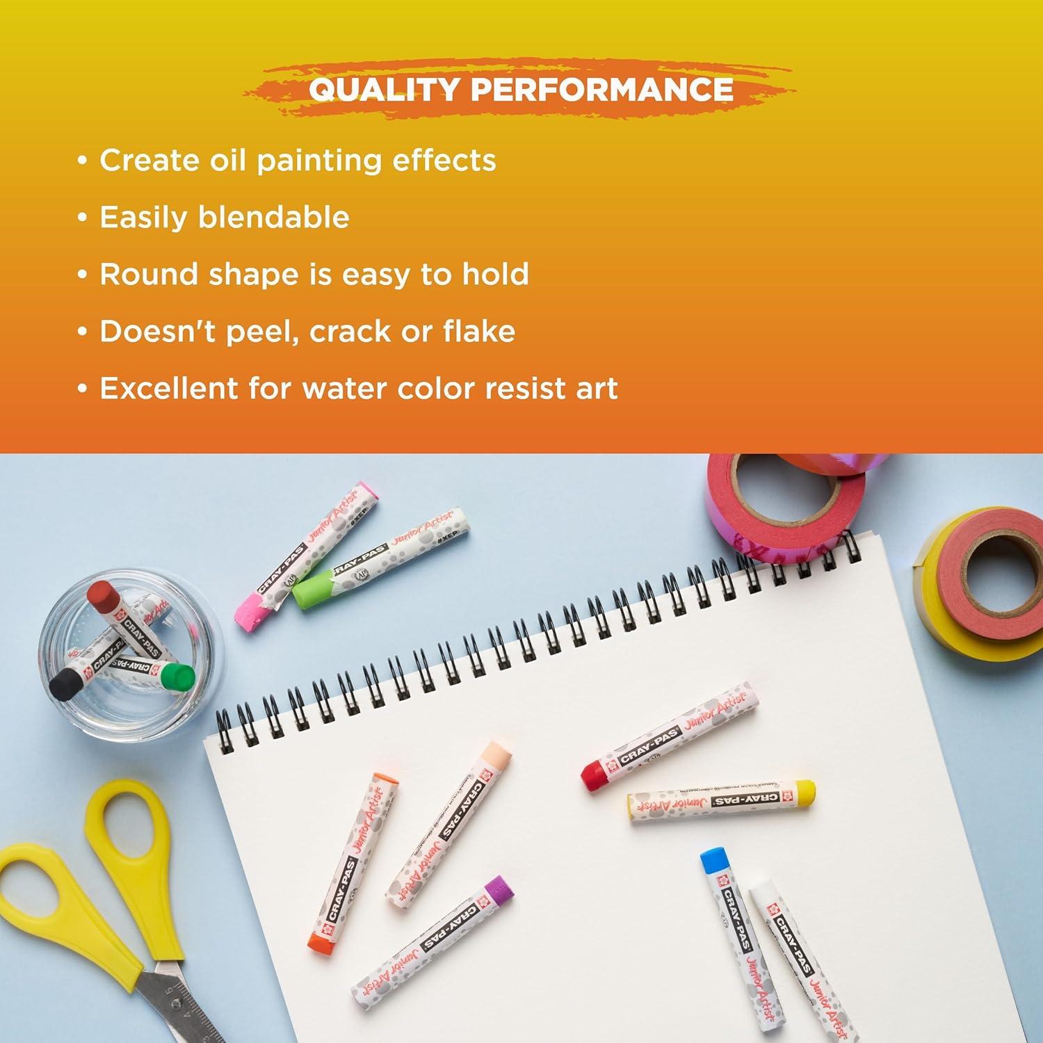 image:imageSAKURA CrayPas Junior Artist Jumbo Oil Pastel Colorpack 288 Pc Colors may vary CountColorpack 432 Pc