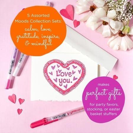 image:imageSAKURA Gelly Roll Moods Five Giftable 3 Pk Sets Calm Love Gratitude Inspire amp Mindful 15 Gel Pens