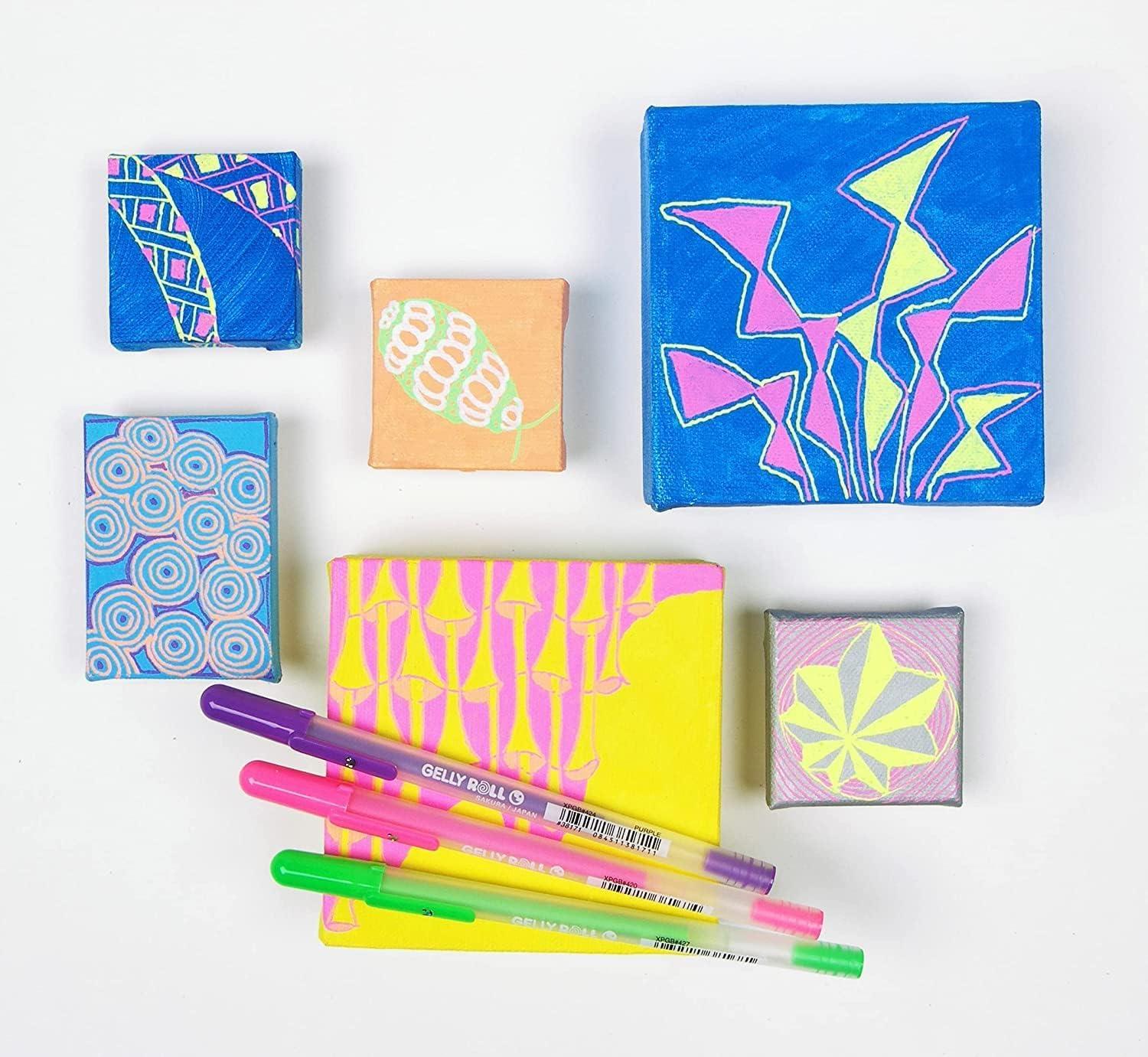 image:imageSAKURA Gelly Roll Moonlight 10 Pastel amp Opaque Gel Pens Bold Point Ink Pen for Journaling Art Calligraphy or Drawing Assorted Pastel Ink Bold Line 10 PackBright