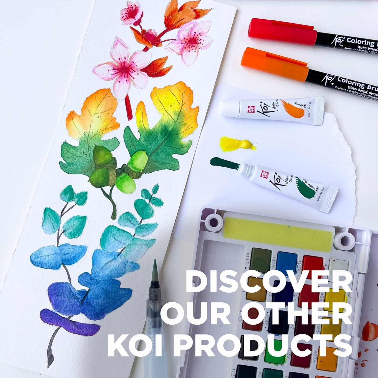 image:imageSAKURA Koi Water Color Paint 5ml Tubes 12 Colors XMW5L12SET24 Colors