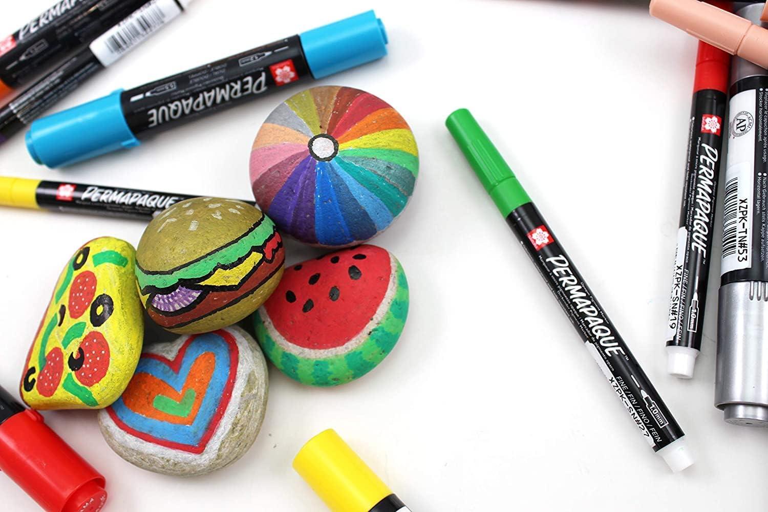image:imageSAKURA Permapaque Fine Point Markers Bright 7 PK 58319Assorted