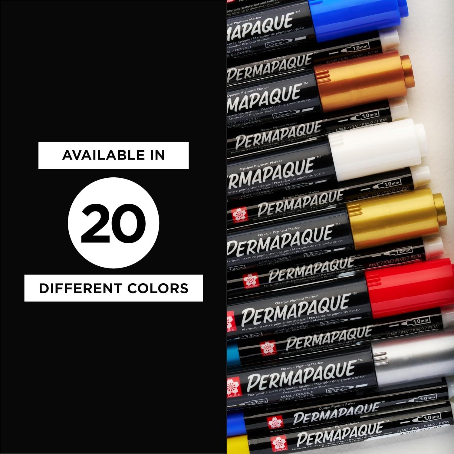 image:imageSAKURA Permapaque Fine Point Markers Bright 7 PK 58319Primary