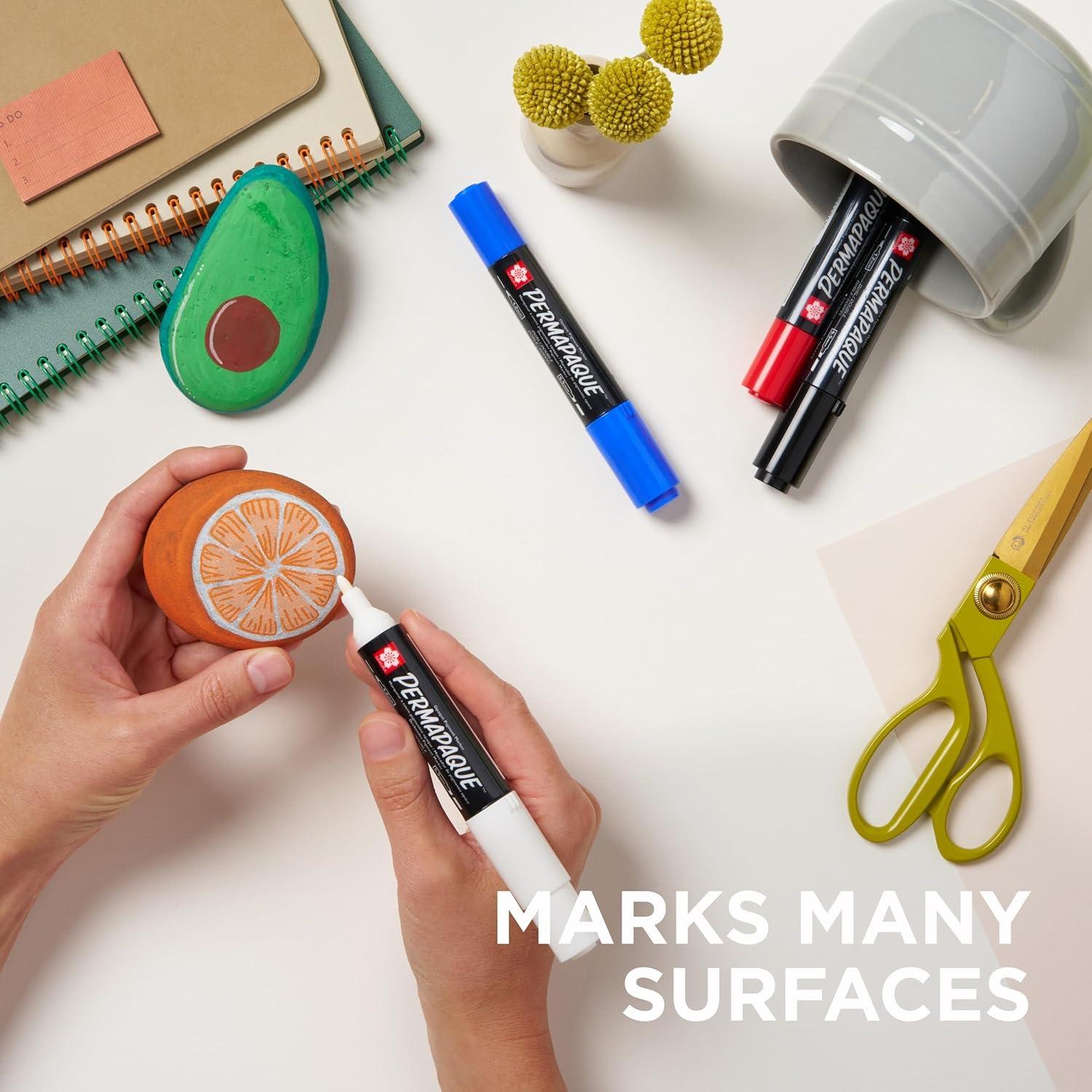image:imageSAKURA Permapaque Opaque Dual Point Markers 4 PK 58340Basics