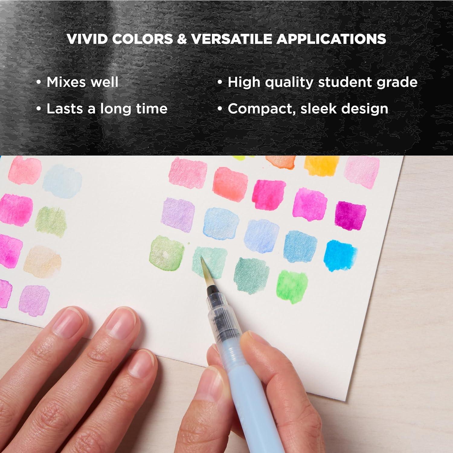 image:imageSAKURA XNCW72N Koi Studio Set with 72 Assorted Watercolors Includes 2 Water Brushes72 Colors