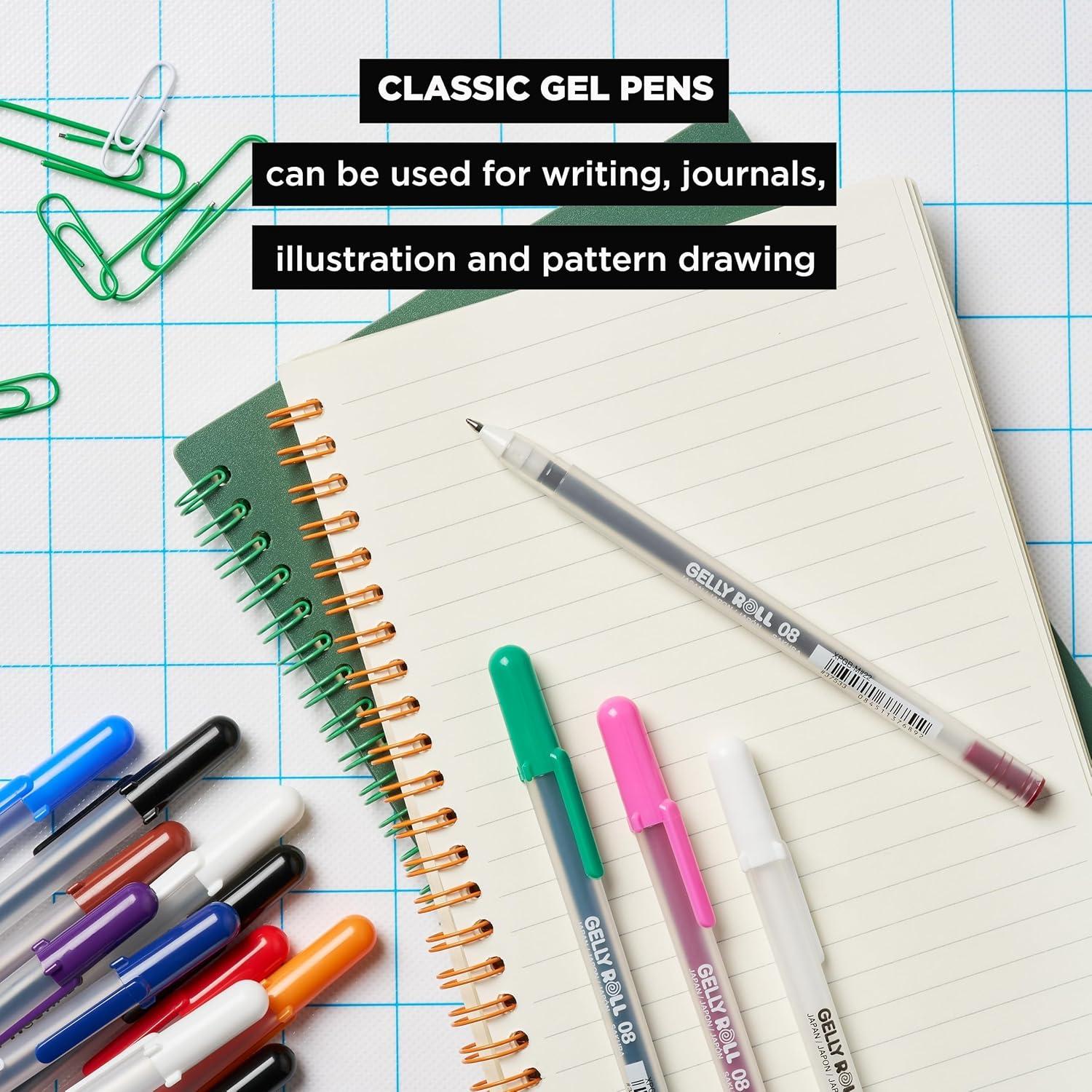 image:imageSakura 57458 Gelly Roll Classic 10 Bold Pt 6pk Pen White1 Count Pack of 6