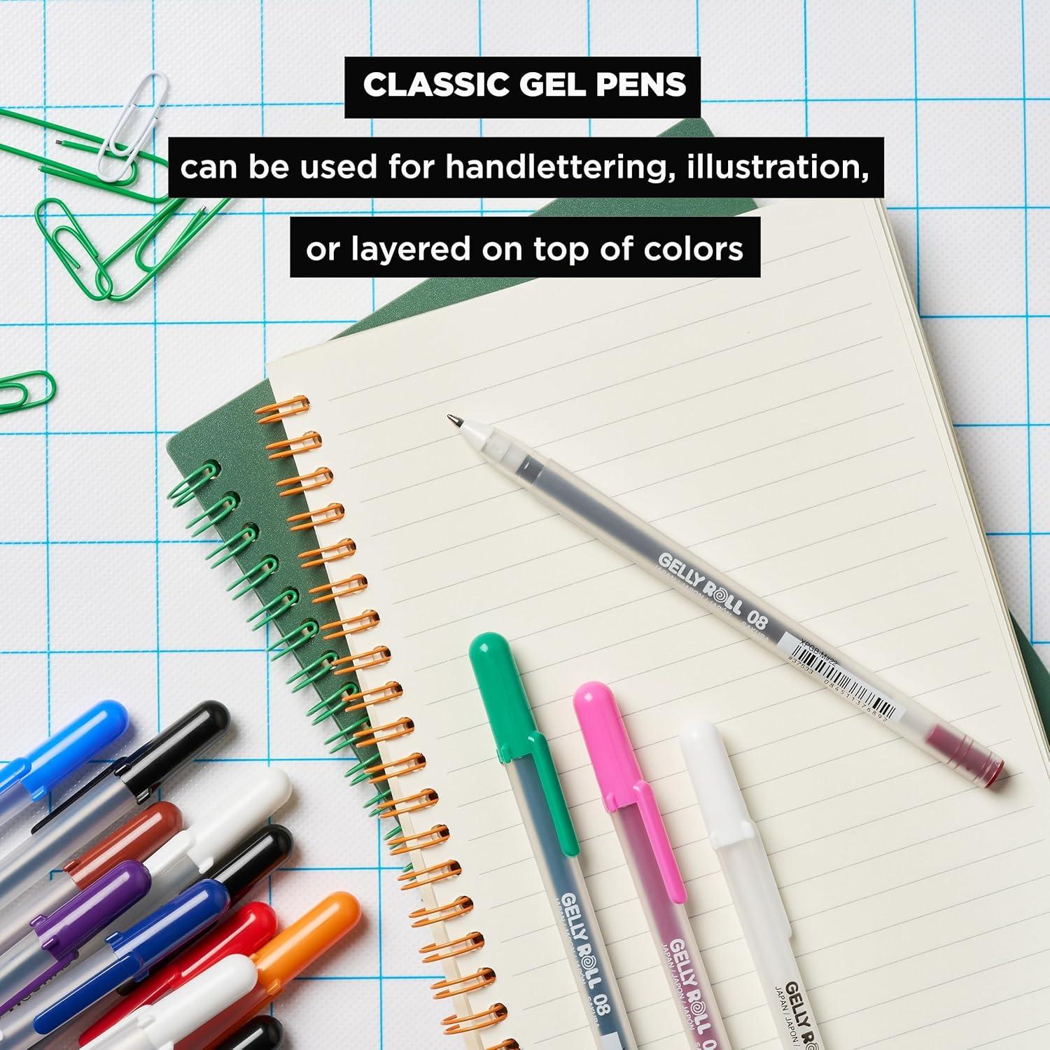 image:imageSakura 57458 Gelly Roll Classic 10 Bold Pt 6pk Pen White6 Count Pack of 1