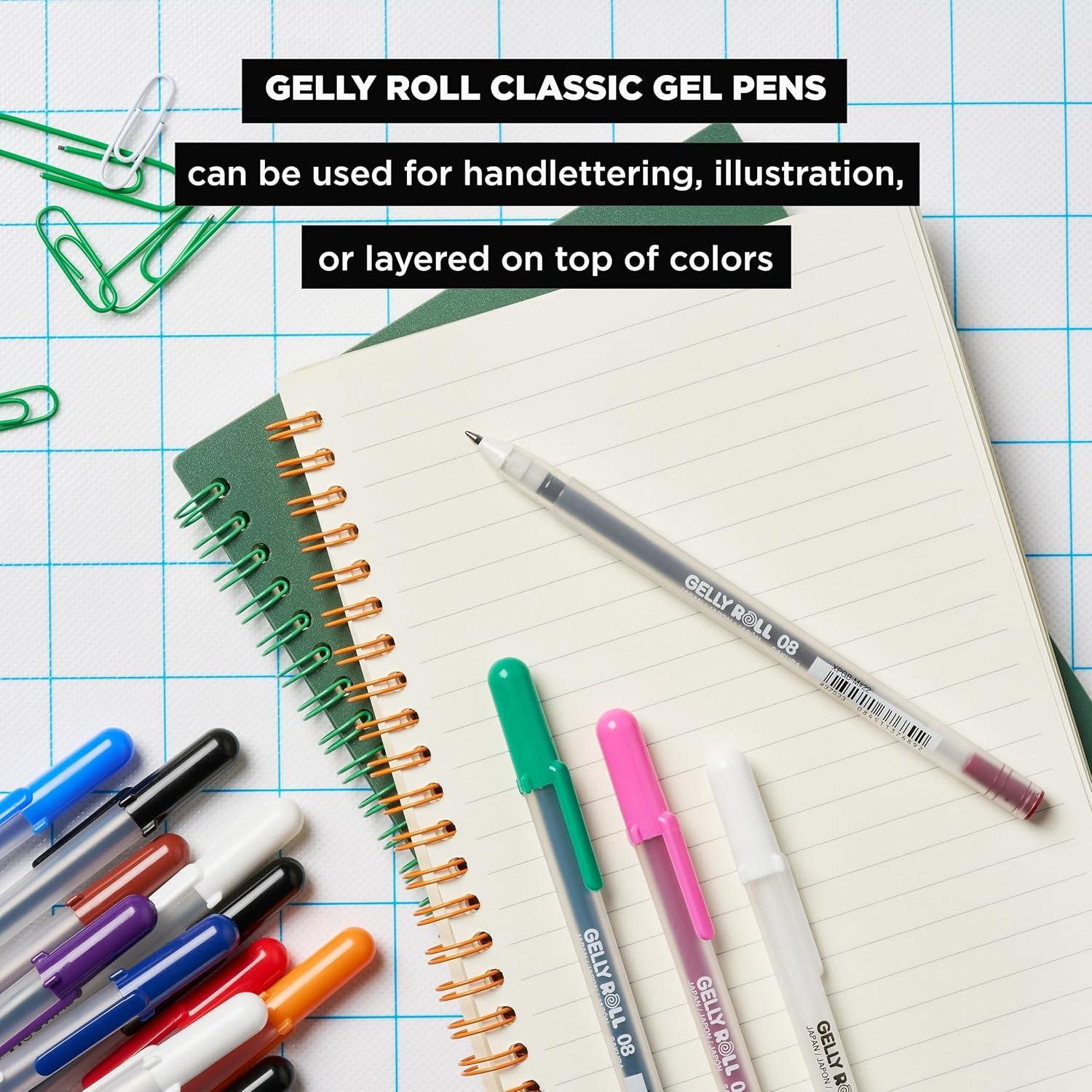 image:imageSakura 57458 Gelly Roll Classic 10 Bold Pt 6pk Pen White6 Count Pack of 1