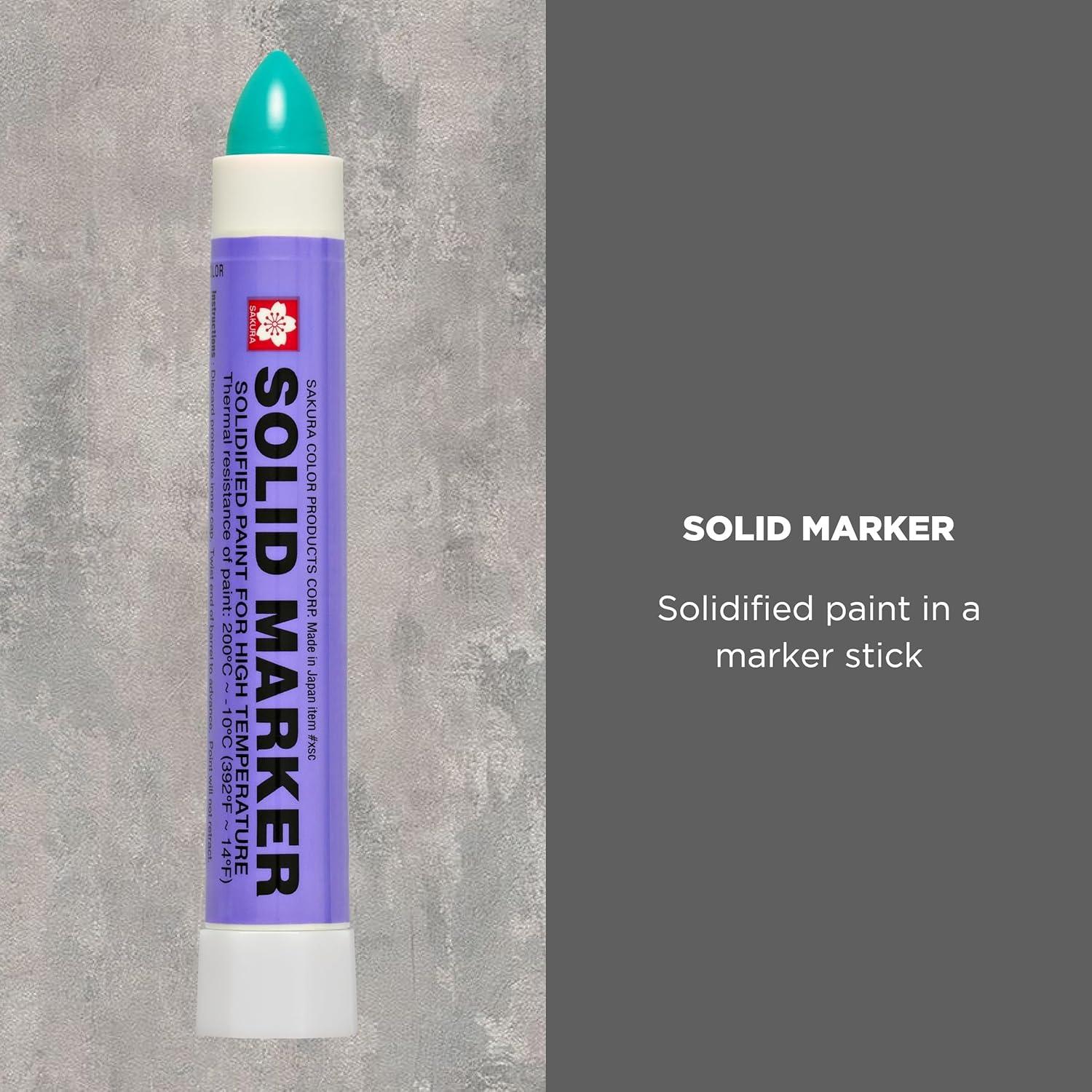 image:imageSakura Solid Paint Markers Permanent Marker Pens Window Wood amp Glass Marker Fluorescent Orange Paint 1 PackGreen Paint