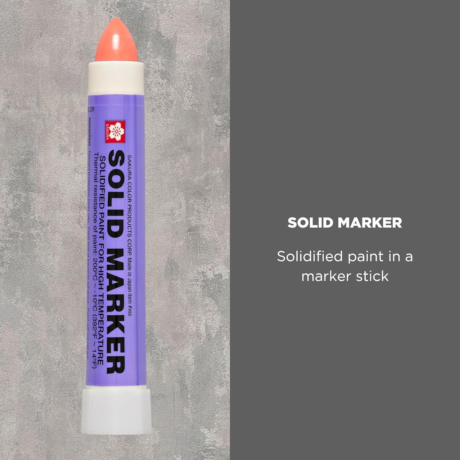 image:imageSakura Solid Paint Markers Permanent Marker Pens Window Wood amp Glass Marker Fluorescent Orange Paint 1 PackOrange Paint