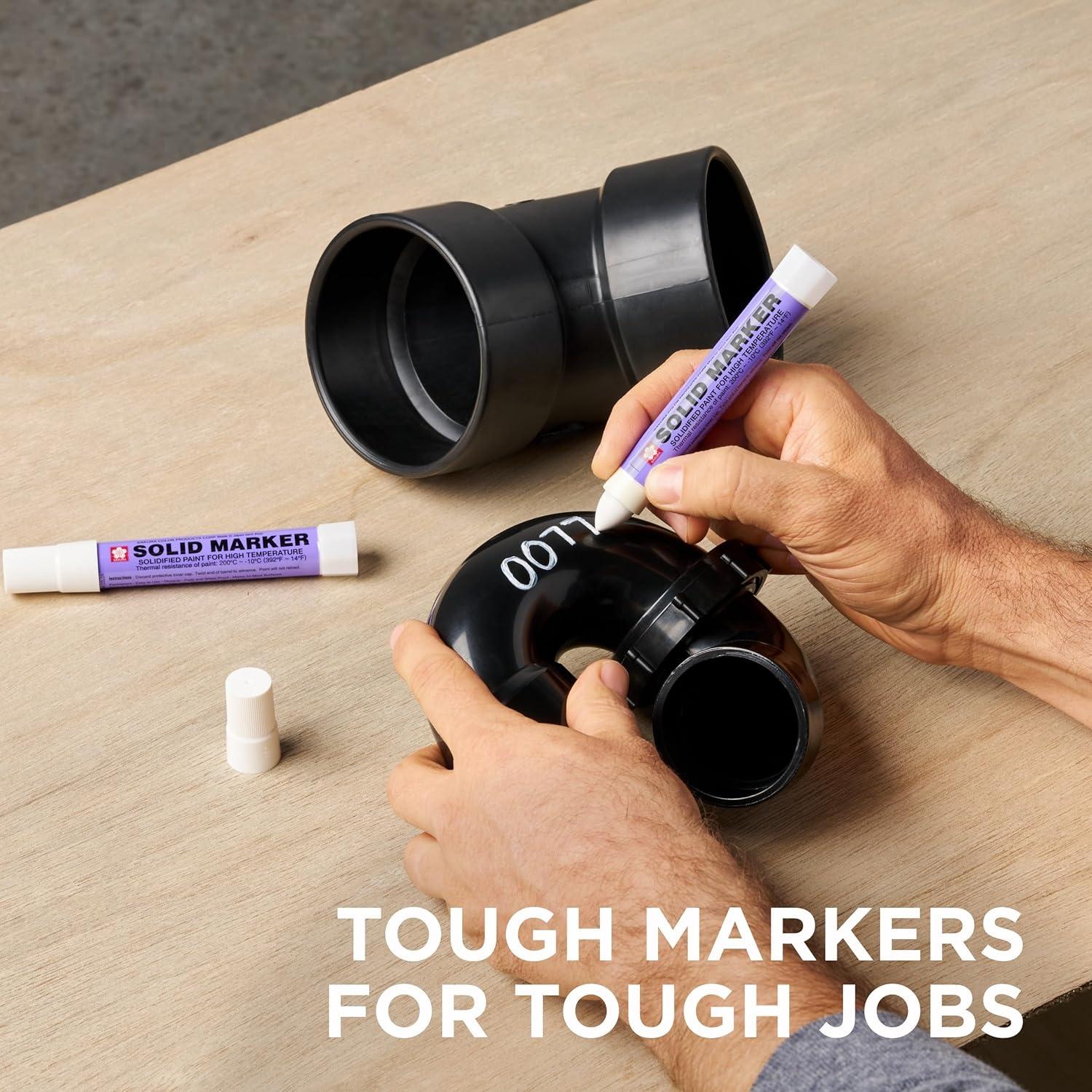 image:imageSakura Solid Paint Markers Permanent Marker Pens Window Wood amp Glass Marker Fluorescent Orange Paint 1 PackYellow Paint