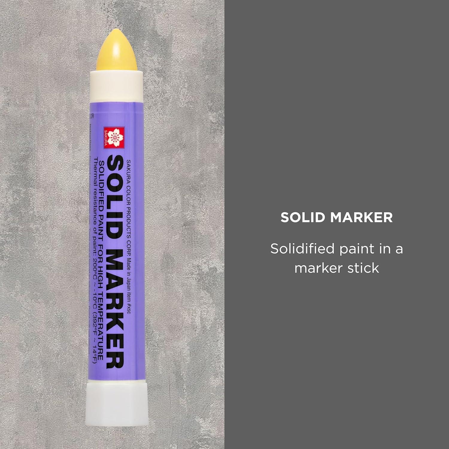 image:imageSakura Solid Paint Markers Permanent Marker Pens Window Wood amp Glass Marker Fluorescent Orange Paint 1 PackYellow Paint