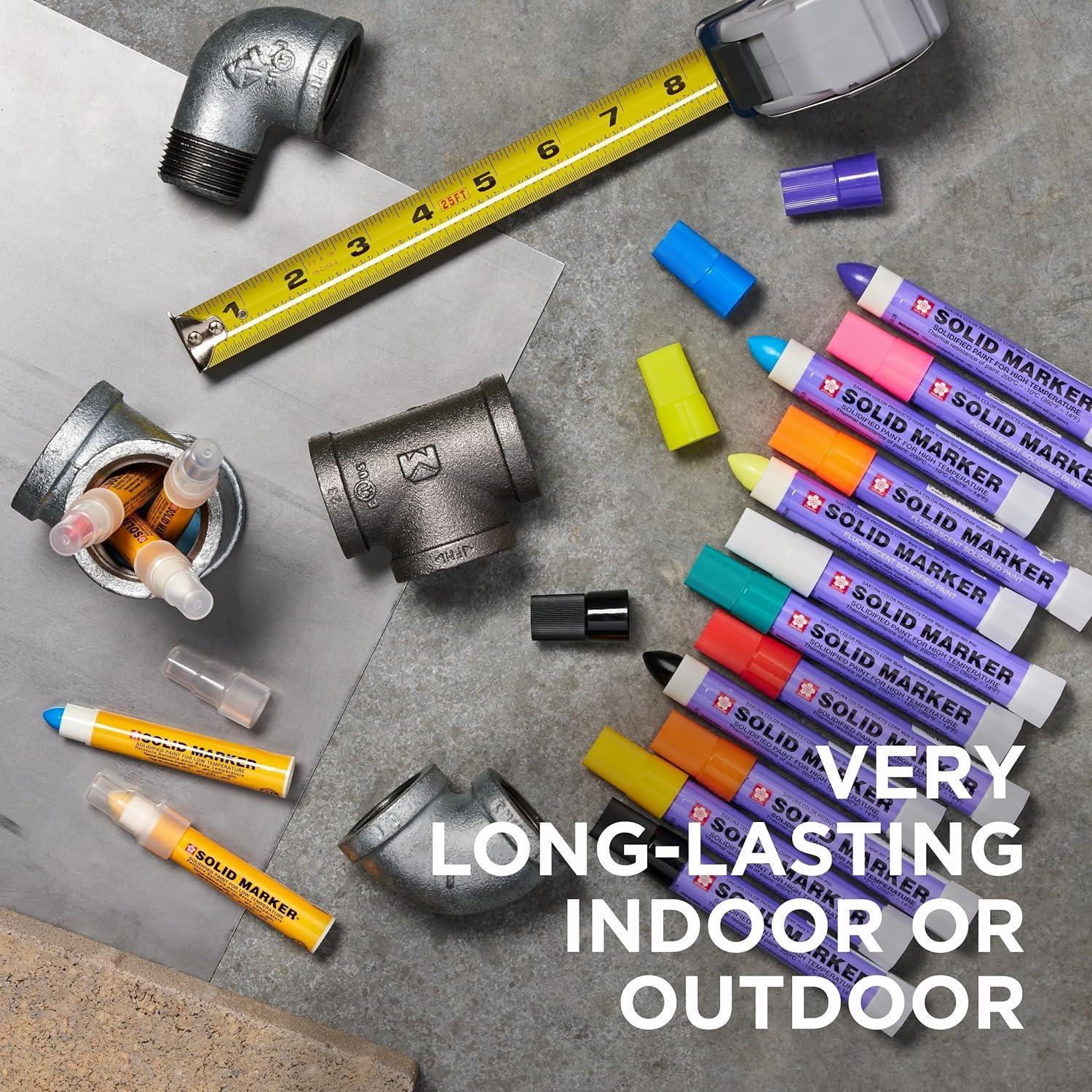 image:imageSakura Solid Paint Markers Permanent Marker Pens Window Wood amp Glass Marker Fluorescent Orange Paint 1 PackYellow Paint