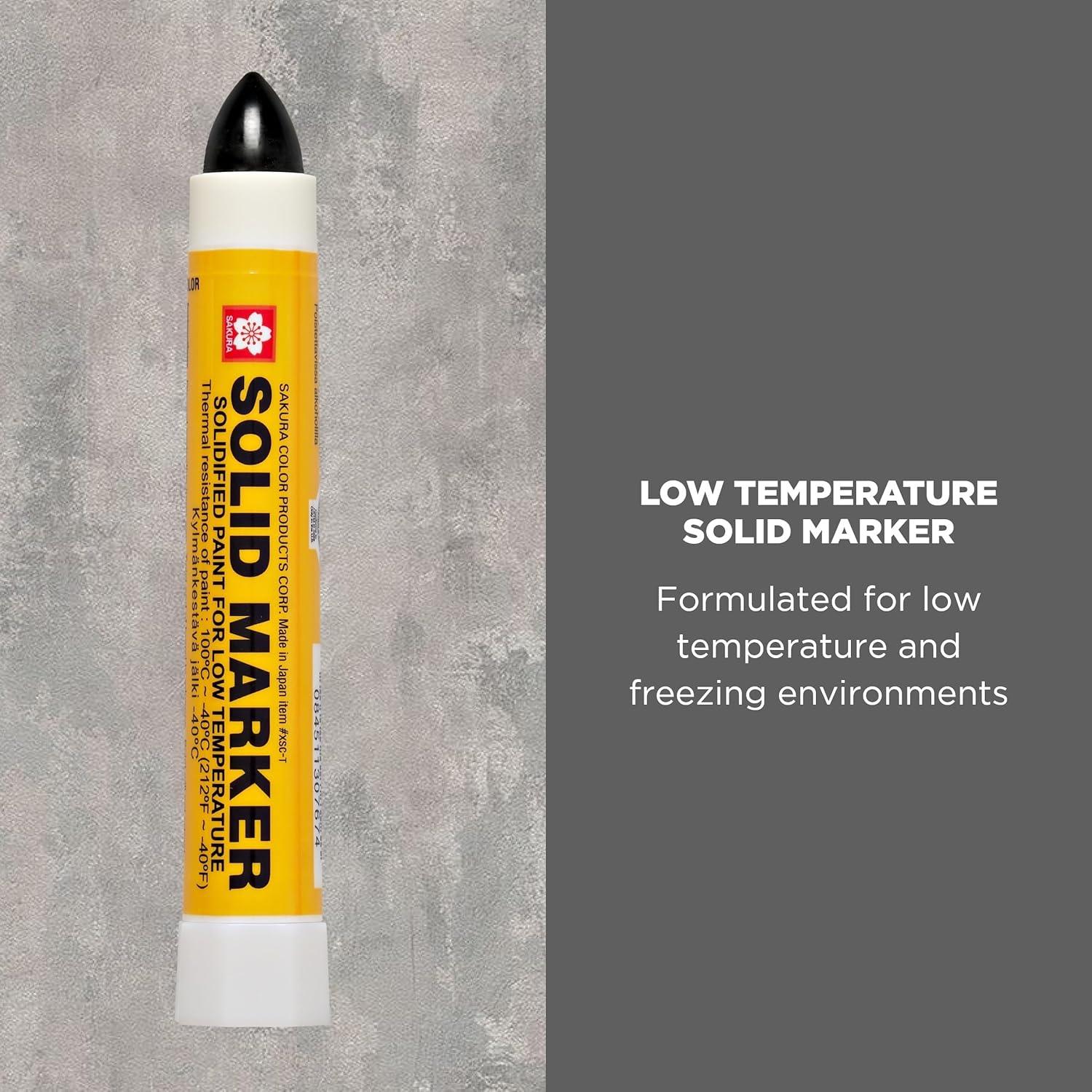 image:imageSakura Solid Paint Markers Permanent Marker Pens Window Wood amp Glass Marker Yellow Paint 3 PackBlack