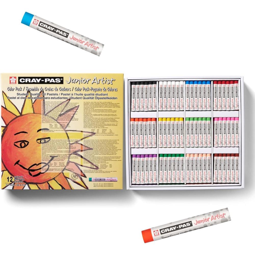 image:imageSAKURA CrayPas Junior Artist Jumbo Oil Pastel Colorpack 288 Pc Colors may vary CountColorpack 432 Pc