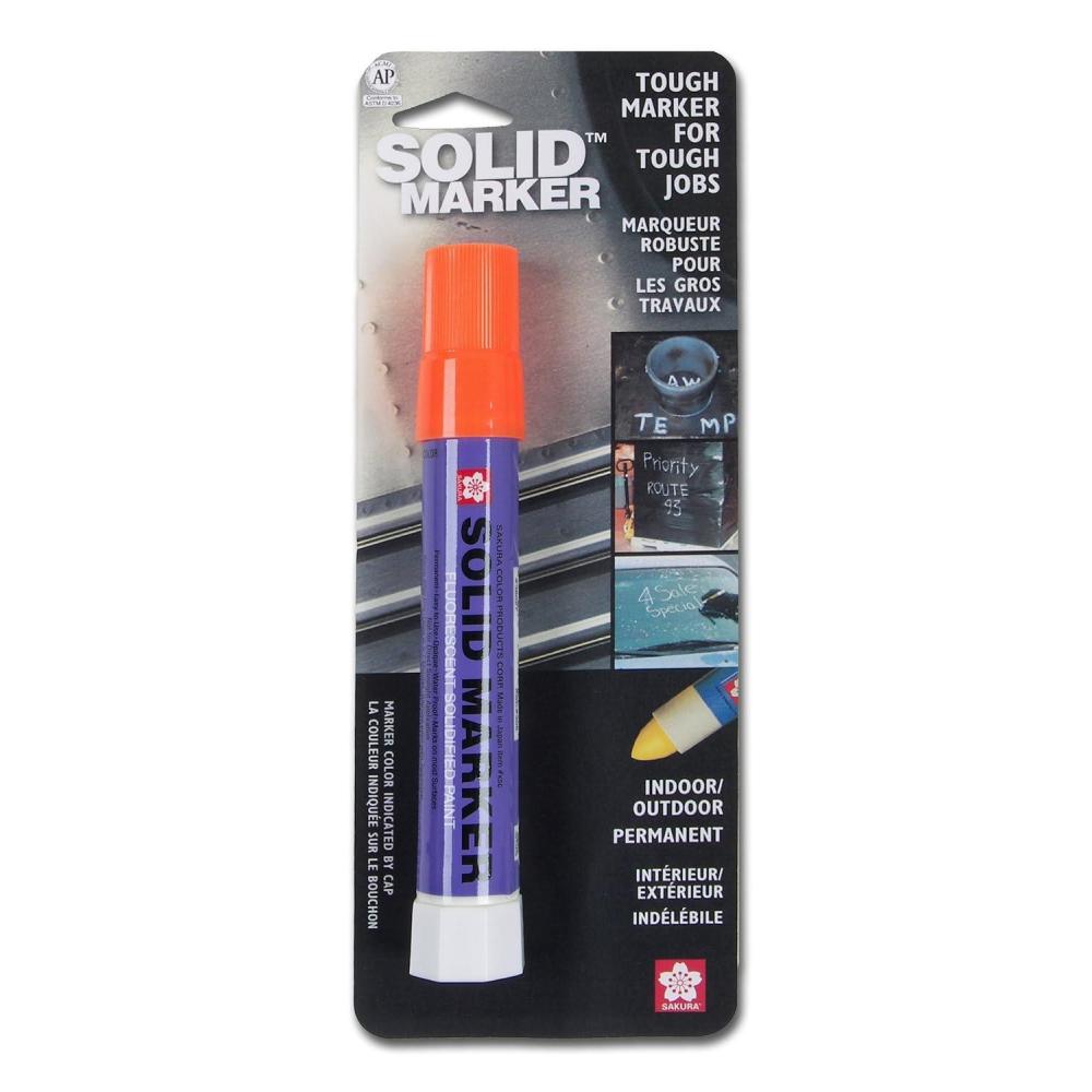 image:imageSakura Solid Paint Markers Permanent Marker Pens Window Wood amp Glass Marker Fluorescent Orange Paint 1 PackFluorescent Orange Paint