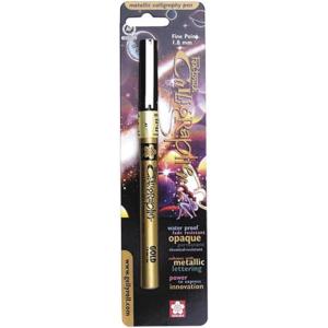 image:imageSAKURA 47391 4Piece Fine Pentouch Calligrapher Paint Marker 18mm Gold Silver Copper and Black1 Count Pack of 1