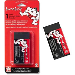 image:imageSAKURA 50258 Sumogrip Premium Block EraserSumoGrip Premium Block Eraser B300  1CT