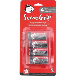 image:imageSAKURA 50258 Sumogrip Premium Block EraserSumoGrip Premium Block Eraser B60  4CT