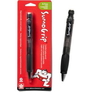image:imageSAKURA 50286 SumoGrip 07mm Pencil with Eraser Clear GrayClear Gray