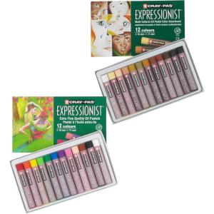 image:imageSAKURA CrayPas Expressionist Oil Pastel Set  Soft Oil Pastels for Artists  12 Colors