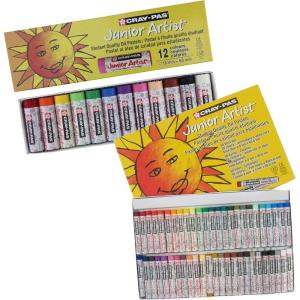 image:imageSAKURA CrayPas Junior Artist Oil Pastel Set  Chubbies Pastel Size  Soft Oil Pastels for Kids amp Artists  12 Colors amp Soft Oil Pastels for Kids amp Artists  50 Sticks