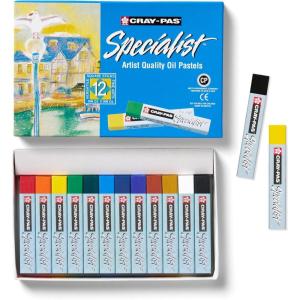 image:imageSAKURA ESP36 36Piece CrayPas Specialist Colors May Vary Oil Pastel Set1 Count Pack of 12