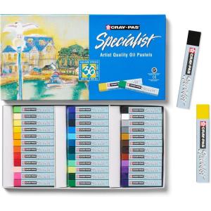 image:imageSAKURA ESP36 36Piece CrayPas Specialist Colors May Vary Oil Pastel Set1 Count Pack of 36