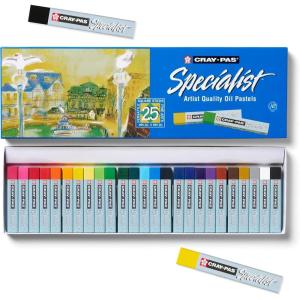 image:imageSAKURA ESP36 36Piece CrayPas Specialist Colors May Vary Oil Pastel Set25 Count Pack of 1