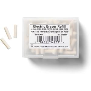image:imageSAKURA SE500P Electric Eraser Refill White 60PkSakura Electric Eraser Refil Pack
