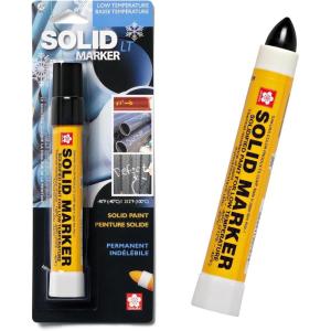 image:imageSAKURA Solid Paint Markers with Twist Up Tip  Low Temperature Permanent Marker Pens  Window Wood amp Glass Marker  Black Paint  1 Pack1
