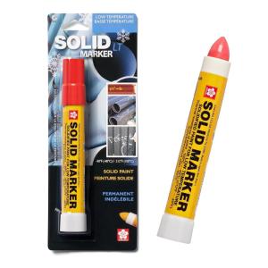 image:imageSAKURA Solid Paint Markers with Twist Up Tip  Low Temperature Permanent Marker Pens  Window Wood amp Glass Marker  Red Paint  1 Pack