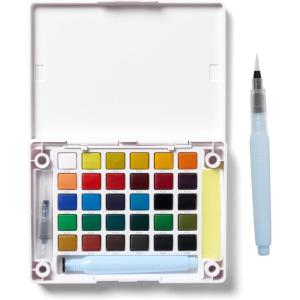 image:imageSAKURA XNCW72N Koi Studio Set with 72 Assorted Watercolors Includes 2 Water Brushes30 Colors