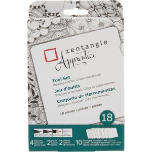 image:imageSAKURA Zentangle Tiles 35 Black18Piece Apprentice Set  45