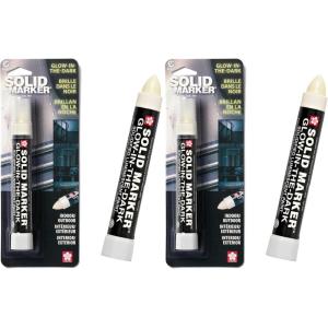 image:imageSakura Solid GlowIntheDark Paint Markers  Permanent Marker Paint Pens  Window Wood amp Glass Marker  Glow In the Dark Paint  1 Pack1 Count Pack of 2