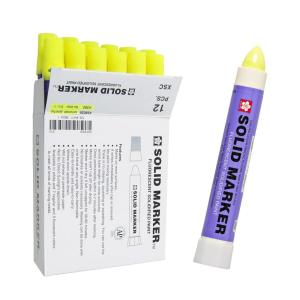 image:imageSakura Solid Paint Markers  Permanent Marker Paint Pens  Window Wood amp Glass Marker  White Paint  12 PackFluorescent Lemon