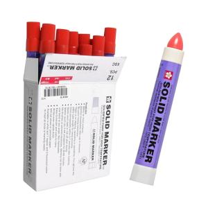 image:imageSakura Solid Paint Markers  Permanent Marker Paint Pens  Window Wood amp Glass Marker  White Paint  12 PackRed