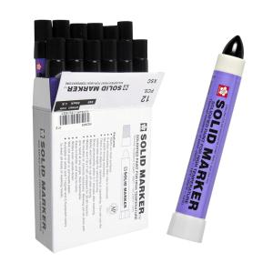 image:imageSakura Solid Paint Markers  Permanent Marker Pens  Window Wood amp Glass Marker  Black Paint  12 PackBlack