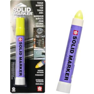 image:imageSakura Solid Paint Markers  Permanent Marker Pens  Window Wood amp Glass Marker  Fluorescent Yellow Paint  1 Pack1 Count Pack of 1