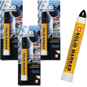 image:imageSakura Solid Paint Markers  Permanent Marker Pens  Window Wood amp Glass Marker  Yellow Paint  3 PackBlack
