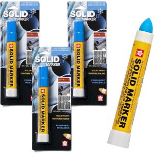 image:imageSakura Solid Paint Markers  Permanent Marker Pens  Window Wood amp Glass Marker  Yellow Paint  3 PackBlue